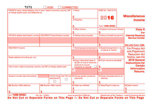 tax form 1099